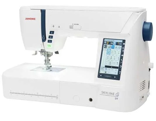 janome-skyline-s9-computerized-sewing-and-embroidery-machine-front-view