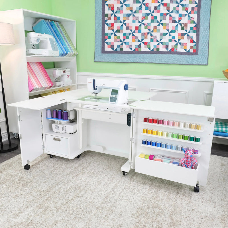 Kangaroo Wallaby Sewing Cabinet – Dual Rail Electric Lift