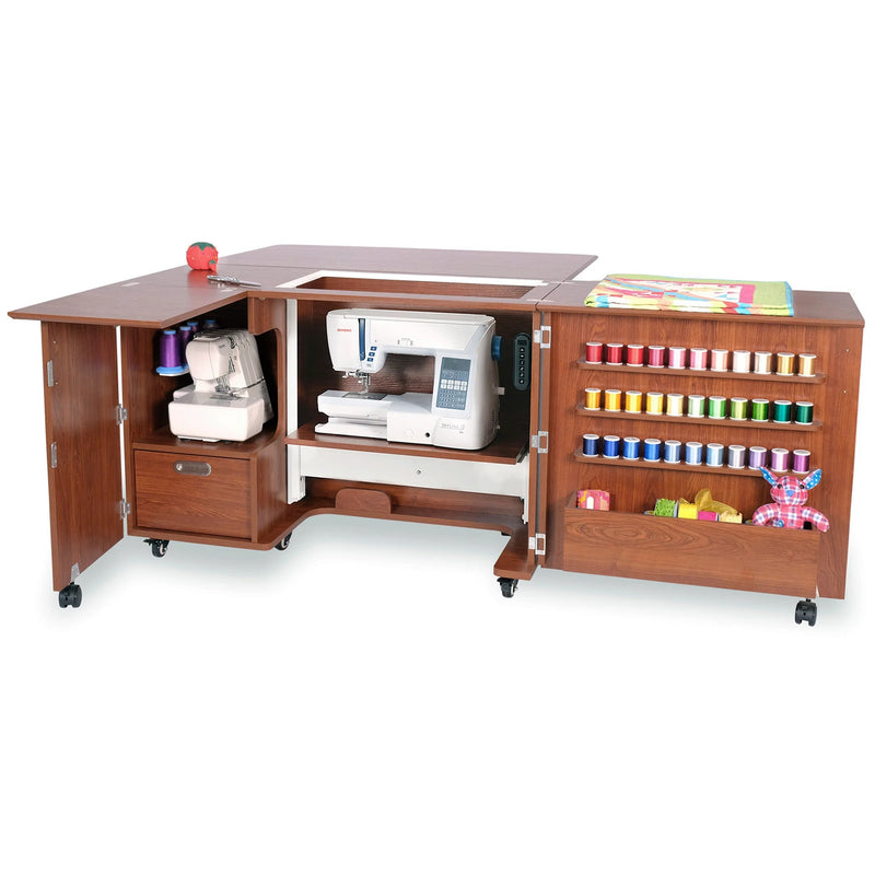Kangaroo Wallaby Sewing Cabinet – Dual Rail Electric Lift