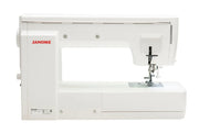 anome Horizon Memory Craft 8200QCP Special Edition computerized sewing and quilting machine showing its wide 11-inch throat space and backlit LCD screen.