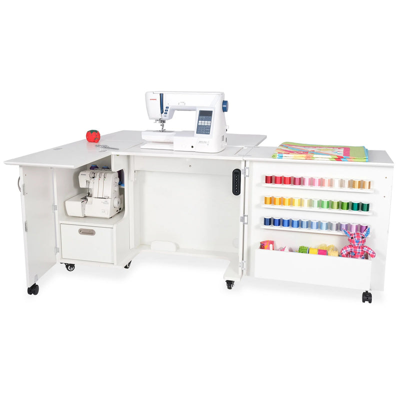 Kangaroo Wallaby Sewing Cabinet – Dual Rail Electric Lift