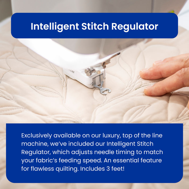 Brother Celeste CX1 Sewing and Quilting Machine with Intelligent Stitch Regulator (ISR)