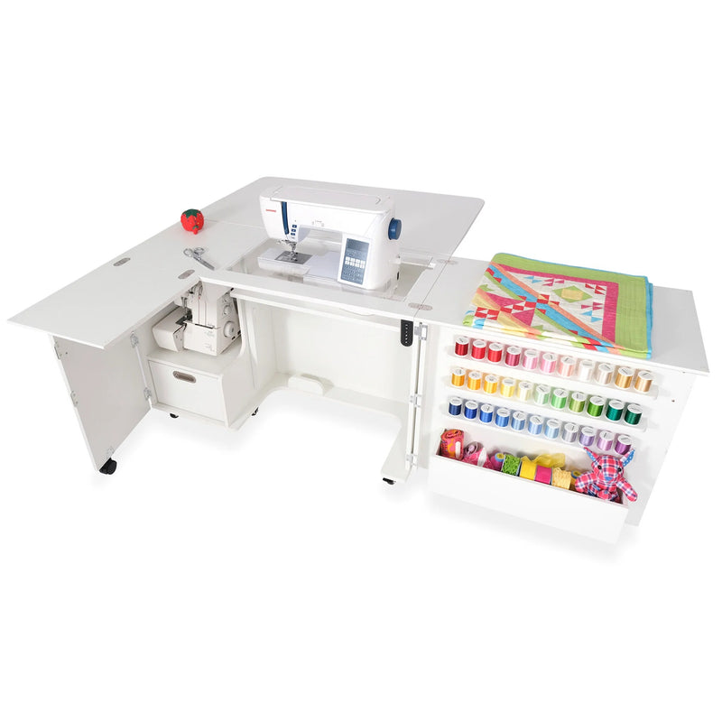 Kangaroo Wallaby Sewing Cabinet – Dual Rail Electric Lift