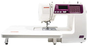 Janome 5300QDC-G computerized sewing and quilting machine in grapevine purple front view.