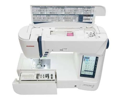 janome-skyline-s9-computerized-sewing-and-embroidery-machine-front-view