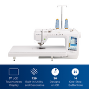 brother-innov-is-bq3100-sewing-machine-with-wide-extension-table-and-two-spool-thread-stand-showing-key-specifications