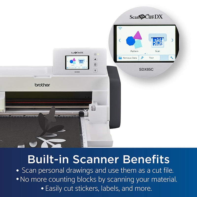 brother-scancut-dx-sdx85c-cutting-machine-infographic-highlighting-built-in-scanner-benefits-and-lcd-screen-close-up