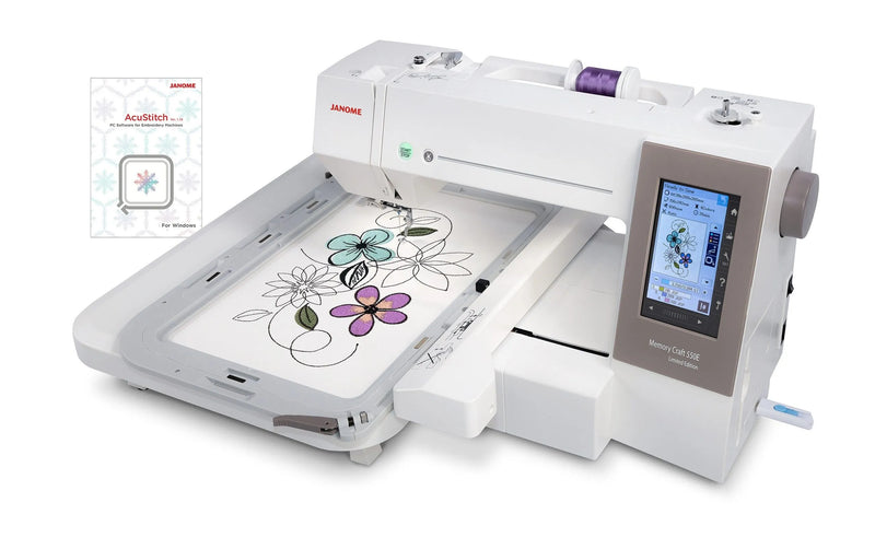 Janome Memory Craft 550E Limited Edition computerized embroidery machine