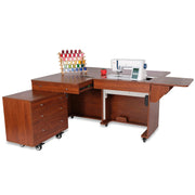 Kangaroo & Joey Sewing Cabinet with Electric Lift