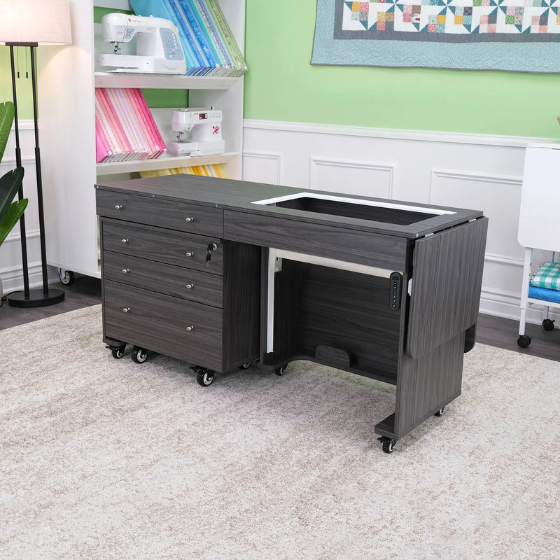 Kangaroo & Joey Sewing Cabinet with Electric Lift