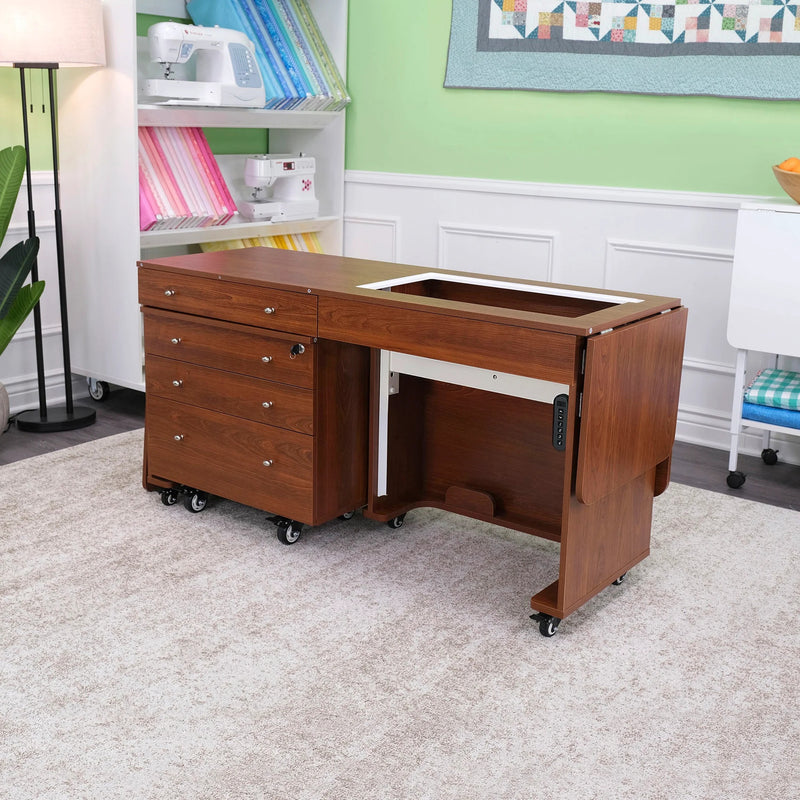 Kangaroo & Joey Sewing Cabinet with Electric Lift