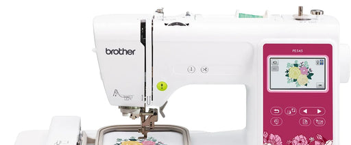 close-up-needle-bar-mechanism-and-lcd-color-display-screen-on-brother-pe545-embroidery-machine