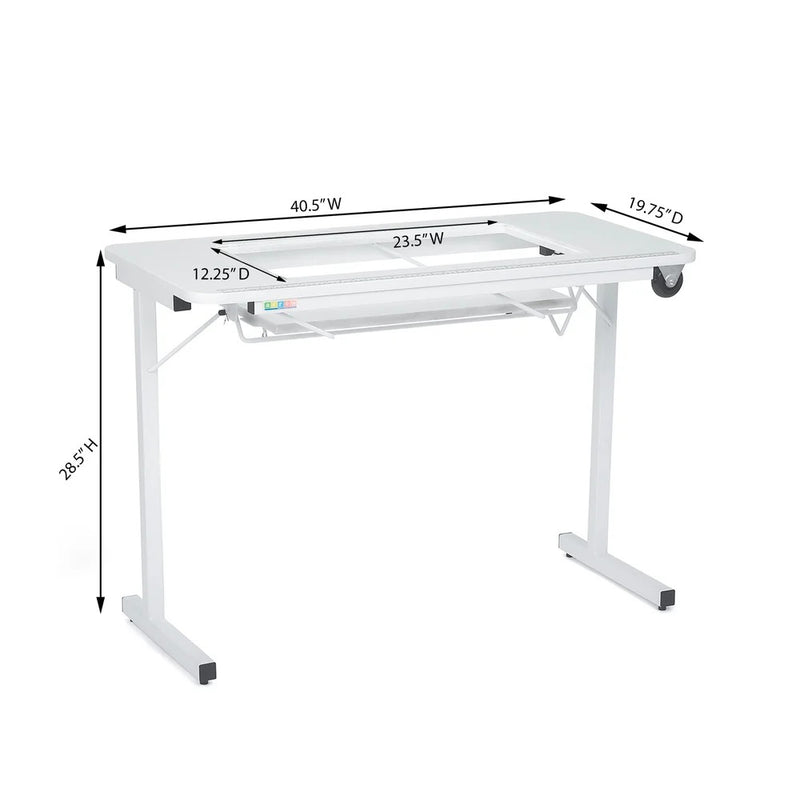 Arrow Gidget II Sewing Table – 45 lb Capacity, Folding Sewing Table