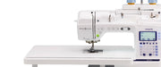 brother-innov-is-bq1350-sewing-machine-with-attached-wide-extension-table-and-two-spool-thread-stand-front-view