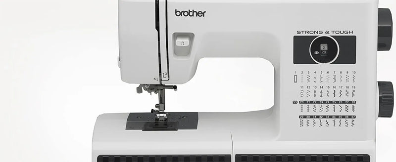 brother-st371hd-strong-and-tough-sewing-machine-close-up-straight-front-view-focusing-on-needle-and-control-panel