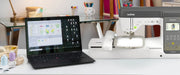 brother-innov-is-ns2850d-combo-sewing-embroidery-machine-with-black-laptop-displaying-floral-designs