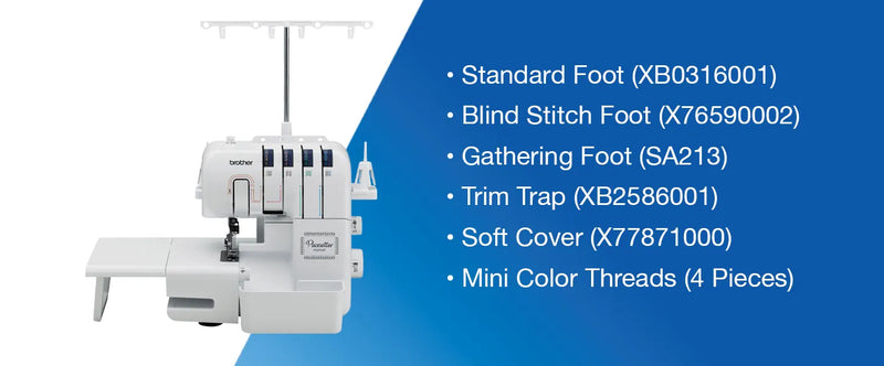brother-pacesetter-ps3734t-serger-with-included-blind-stitch-foot-gathering-foot-and-trim-trap-blue-infographic