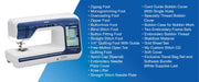 brother-essence-innov-is-vm5200-sewing-embroidery-and-quilting-machine-three-quarter-view-with-accessory-list