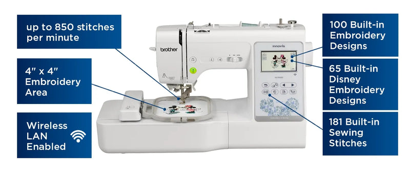 brother-innov-is-ns1850d-combo-sewing-embroidery-machine-front-view-with-built-in-disney-designs-and-features-infographic