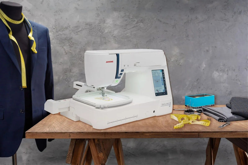 janome-skyline-s9-computerized-sewing-and-embroidery-machine-front-view