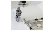 Janome Memory Craft 500E Limited Edition computerized embroidery machine front view showing full color LCD touchscreen
