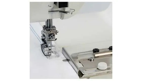 Janome Memory Craft 500E Limited Edition computerized embroidery machine front view showing full color LCD touchscreen