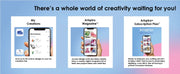 artspira-app-displaying-my-creations-magazine-and-subscription-plan-features-on-smartphones