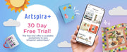 artspira-plus-subscription-promotion-featuring-app-interface-on-smartphone-and-crafted-items