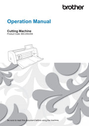 brother-cutting-machine-product-code-893-z05-z09-operation-manual-front-cover