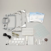 Brother PR1X Entrepreneur One included embroidery frames and accessories