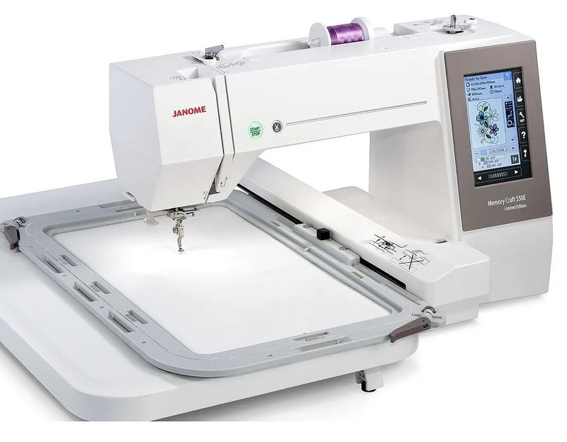 Janome Memory Craft 550E Limited Edition computerized embroidery machine