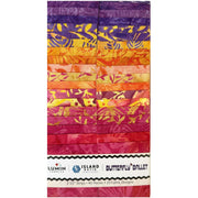 Island Batik Butterfly Ballet 2.5" Strip Pack – 40 Precut Batik Fabric Strips