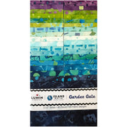 Island Batik Garden Gate 2.5" Strip Pack – 40 Precut Batik Fabric Strips