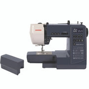 anome TravelMate 50 computerized sewing and quilting machine front view displaying control panel buttons.