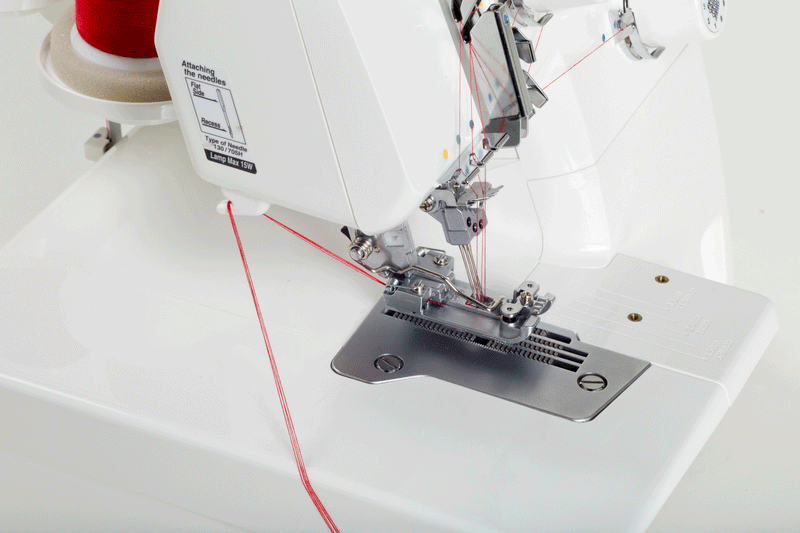 Juki MCS-1700QVP Coverstitch Machine | 3 & 4 Thread Coverstitch + Chain Stitch Sewing Machine