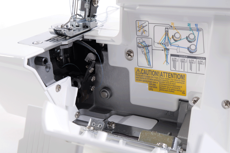 Juki MCS-1700QVP Coverstitch Machine | 3 & 4 Thread Coverstitch + Chain Stitch Sewing Machine