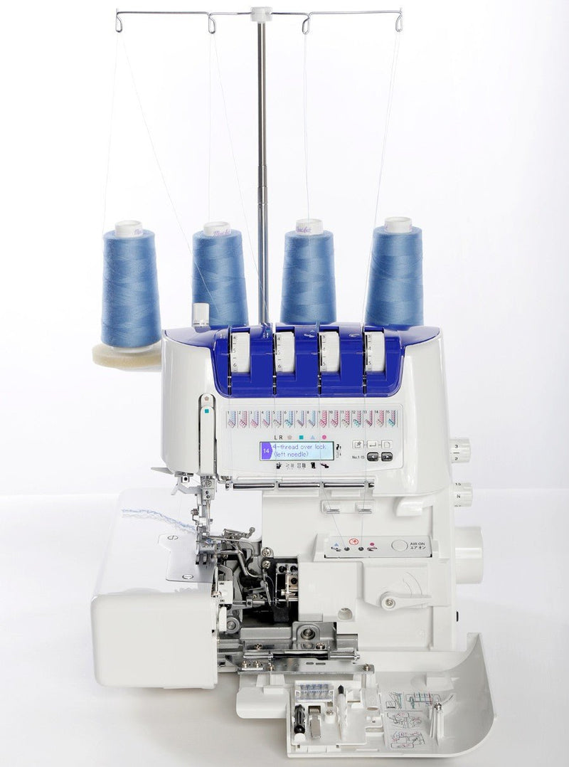 Juki MO - 2000QVP Air Threading Serger | 2/3/4 Thread Overlock Machine with LCD Screen