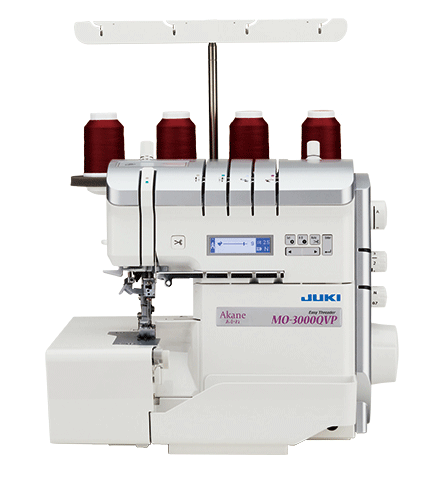 Juki MO-3000QVP Akane Serger | Air Threading Overlock Machine with LCD, Auto Tension & Micro-Lift