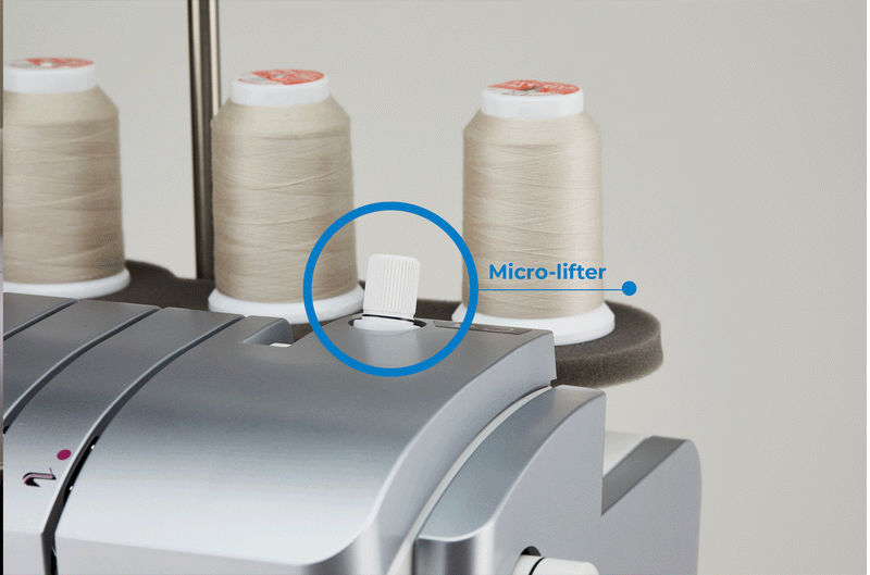 Juki MO-3000QVP Akane Serger | Air Threading Overlock Machine with LCD, Auto Tension & Micro-Lift