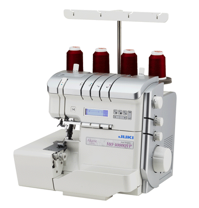 Juki MO-3000QVP Akane Serger | Air Threading Overlock Machine with LCD, Auto Tension & Micro-Lift