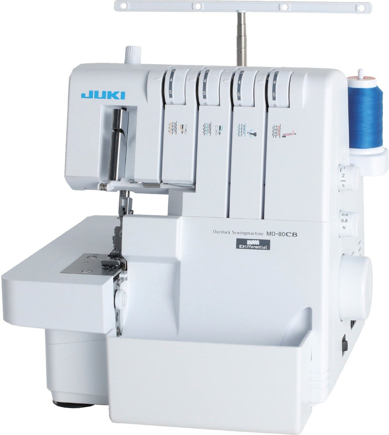 Juki MO - 80CB Serger | 2/3/4 Thread Overlock Machine with Free Arm, Differential Feed & Rolled Hem