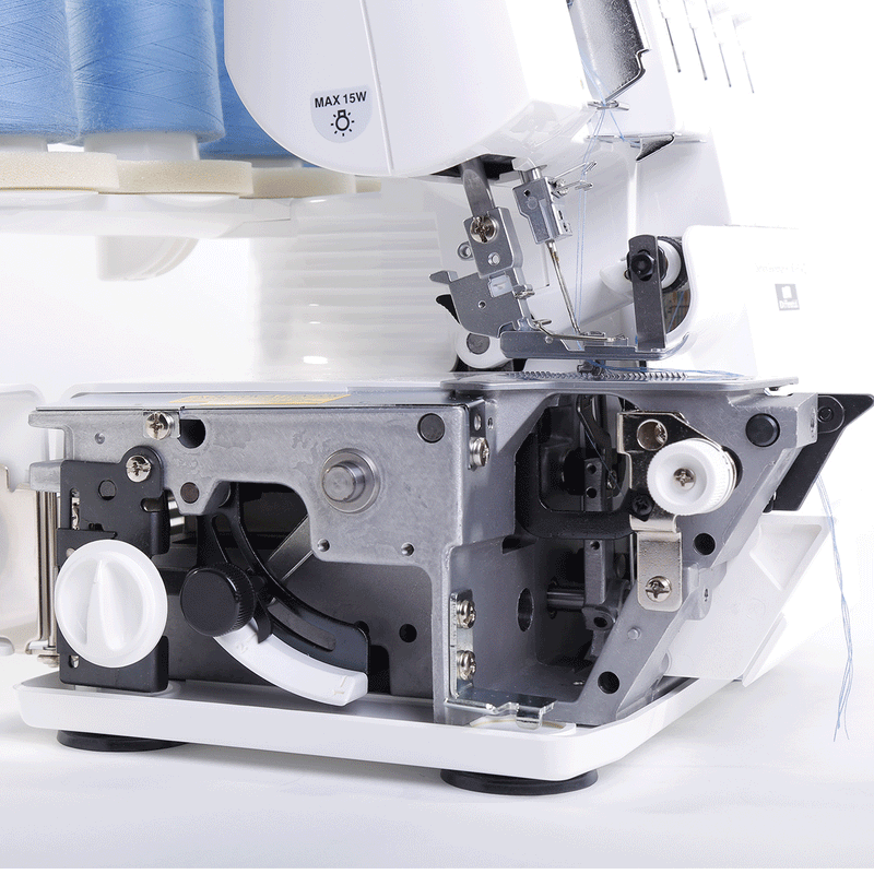 Juki MO-1200QVP Serger | 2/3/4 Thread Overlock Machine with Differential Feed & Rolled Hem