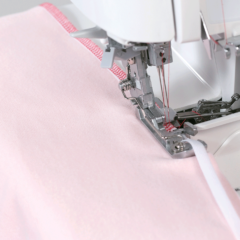 Juki MO-1200QVP Serger | 2/3/4 Thread Overlock Machine with Differential Feed & Rolled Hem