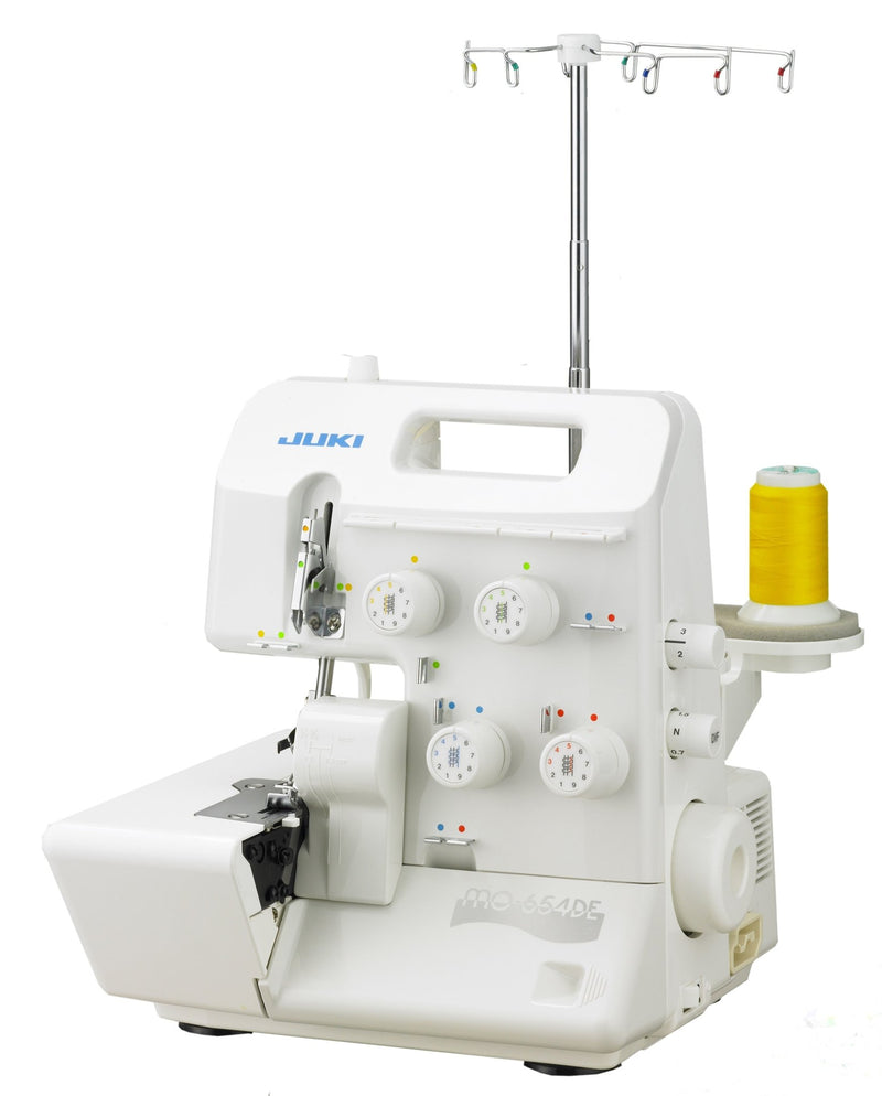 Juki MO - 654DE Serger | 2/3/4 Thread Overlock Machine with Differential Feed & Rolled Hem