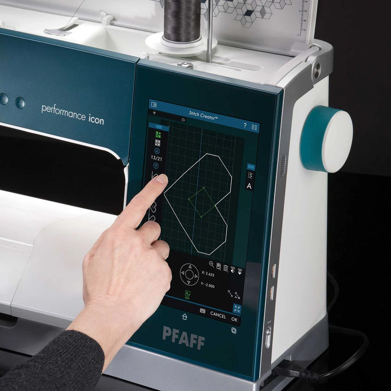 PFAFF Performance Icon Sewing and Quilting Machine front view