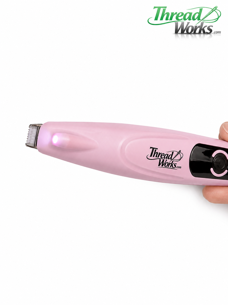 ThreadWorks Rip-A-Stitch™ Electric Seam Ripper & Stitch Remover – USB-C Rechargeable Thread Removal Tool