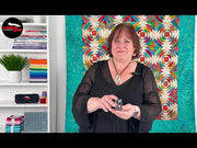 Creative Grids CGR1525 one and a half by two and a half inch mini rectangle quilt ruler.