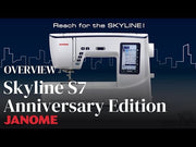 janome Skyline S7 Anniversary Edition computerized sewing and quilting machine