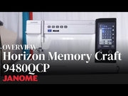 Janome Horizon Memory Craft 9480QCP Sewing & Quilting Machine