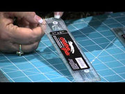 Creative Grids CGR1565 one and a half by six and a half inch narrow rectangle quilt ruler.